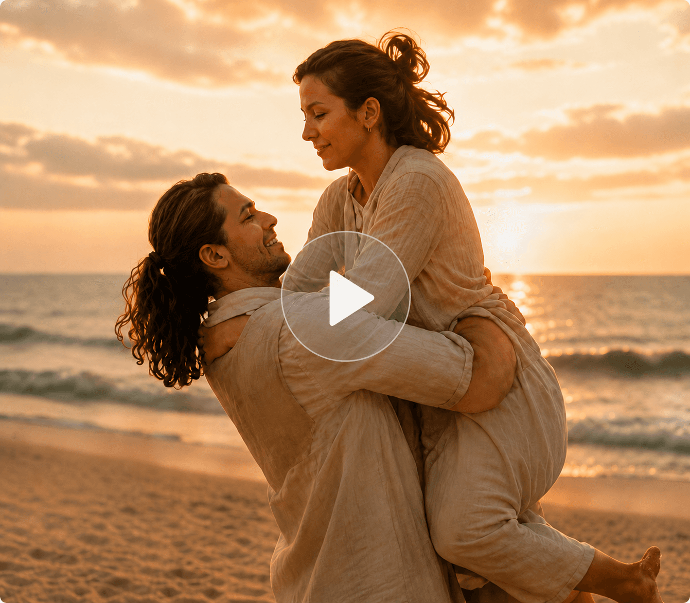 Couple in a video memory