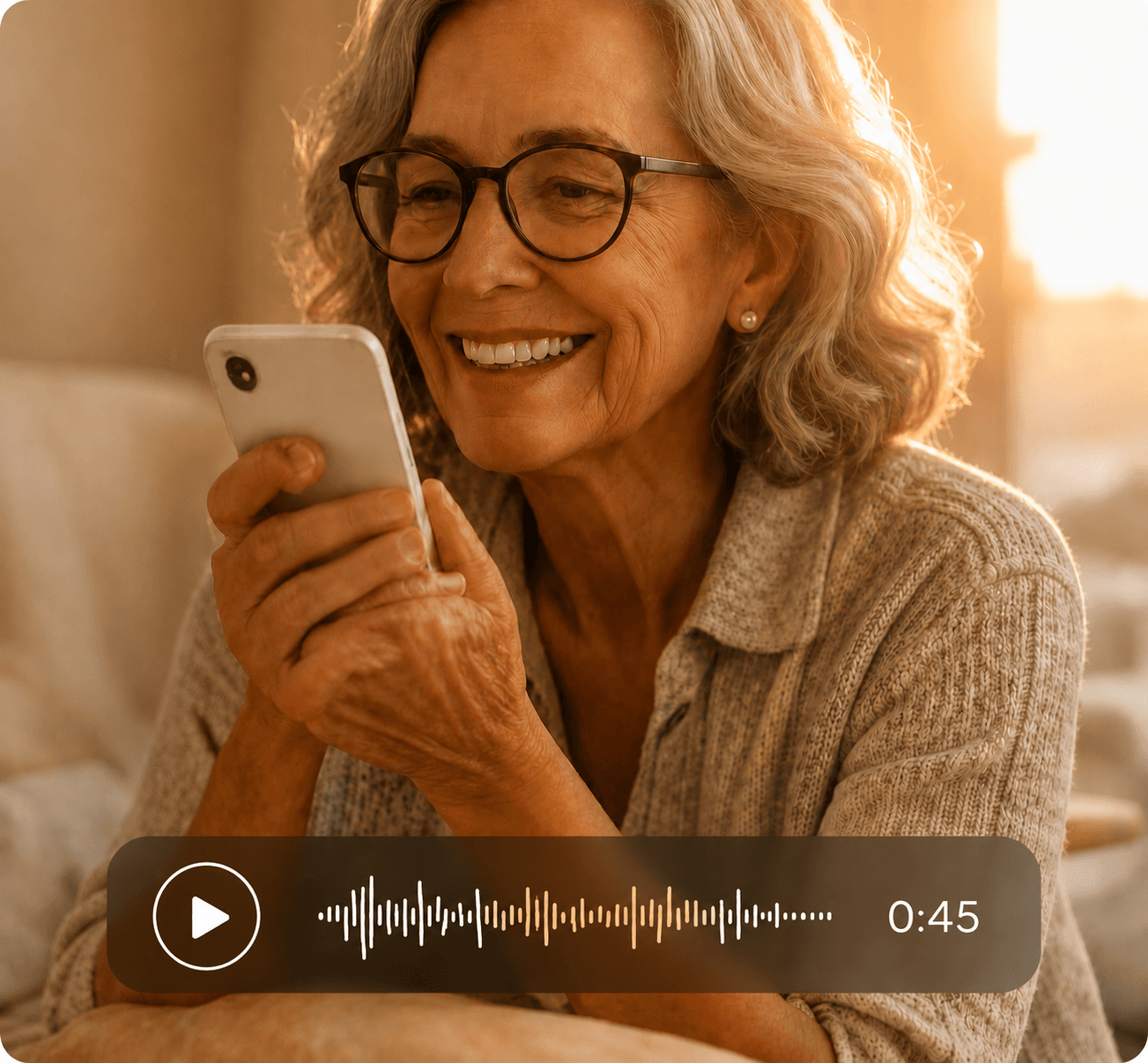 Voice message recording