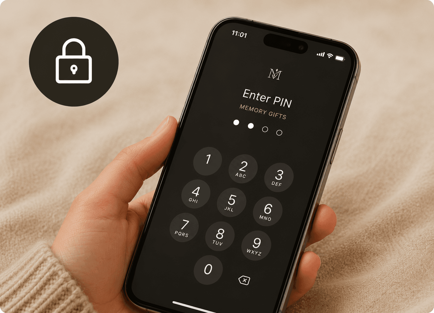 Optional PIN Protection